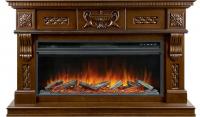 Электрокамин Corsica с очагом Vision 42 LOG LED Royal Flame, темный дуб