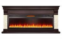 Электрокамин Denver 60 с очагом от Royal Flame Vision 60, темный дуб и сланец