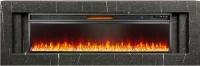 Электрокамин Line 60 SFT Stone Touch с очагом от Royal Flame Vision 60 LED, серый мрамор