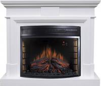 Электрокамин Coventry с очагом Dioramic 28 LED FX New Royal Flame, белый