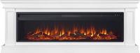 Электрокамин Geneva 60 с очагом от Royal Flame Vision 60 LOG LED, белый