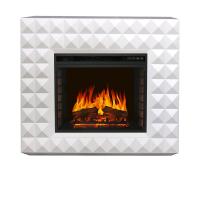 Электрокамин Diamond с очагом Vision 23 EF LED FX от Royal Flame, белый