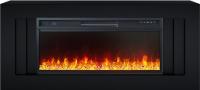 Электрокамин Line 42 CRM с очагом от Royal Flame Vision 42 LED, матовый черный