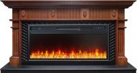 Электрокамин Carlyle с очагом Vision 42 LOG LED от Royal Flame, орех