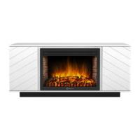 Электрокамин Como с очагом Electrolux EFP/P - 3020LS N, белый 