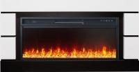 Электрокамин Modern 42 CRM с очагом от Royal Flame Vision 42 LED, белый с черным