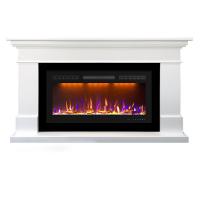 Электрокамин California с очагом Crystal 36 RF Royal Flame, белый