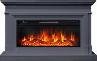 Электрокамин Coventry с очагом Vision 42 LOG LED Royal Flame, серый графит