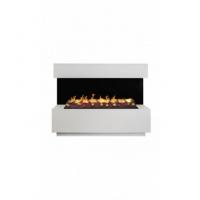 Электрокамин Modern WT с очагом от RealFlame Cassette 1000 3D, белый
