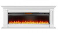 Электрокамин Lyon 60 с очагом от Royal Flame Vision 60, белый 