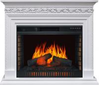 Электрокамин Valletta с очагом от Royal Flame Vision 30 EF LED FX, белый