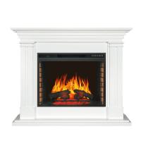 Электрокамин Lyon с очагом Vision 28 EF LED FX от Royal Flame, белый