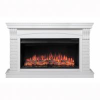  Электрокамин JAZZ 36 WT с очагом от RealFlame Joker 36, белый