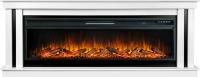 Электрокамин Cosmo 60 с очагом от Royal Flame Vision 60 LOG LED, белый с черным