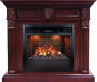 Каминокомплект Sheffield с очаг Design B800RF 3D Royal Flame, темная вишня