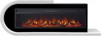 Электрокамин Basel 60 L с очагом Vision 60 LOG LED Royal Flame, белый с черным