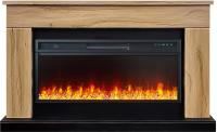 Электрокамин Bergen с очагом Vision 42 LED от Royal Flame, дуб галифакс