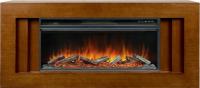 Электрокамин Line 42 с очагом от Royal Flame Vision 42 LOG LED, орех 