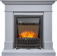 Электрокамин California STD CRM с очагом Aspen Black Royal Flame, cанд смоук