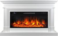 Электрокамин Coventry с очагом Vision 42 LOG LED Royal Flame, белый
