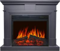 Электрокамин Coventry с очагом Jupiter FX New Royal Flame, серый графит