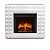 Электрокамин Diamond с очагом Vision 23 EF LED FX от Royal Flame, белый