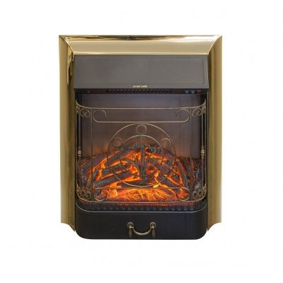 Электроочаг Majestic Lux Brass Real Flame
