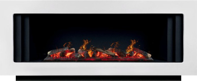 Каминокомплект Line CRM с очагом Design L1000RF 3D PS/LOG, санд сноу