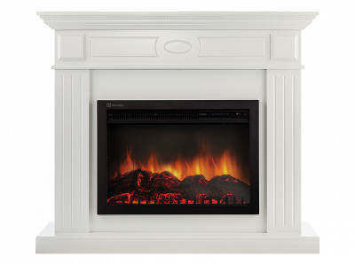 Электрокамин Bianco 25 с очагом EFP/P-2520LS, белый Electrolux