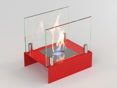 Биокамин Арлекино красный Lux Fire