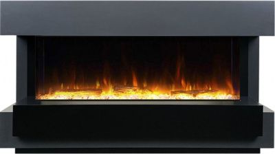 Электрокамин Cube 50 с очагом Astra 50 Royal Flame, серый графит