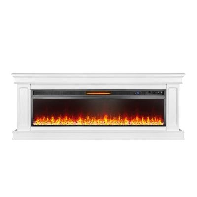 Электрокамин Geneva 60 с очагом от Royal Flame Vision 60 LED, белый