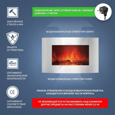 Электрический очаг EFP/W-1200URLS белый Electrolux  