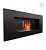 Биокамин встраиваемый Delta 2 TUV 400x900 black