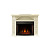 Электрокамин Izabella 33 WT с очагом от RealFlame FireSpase 33 S IR, белый дуб   