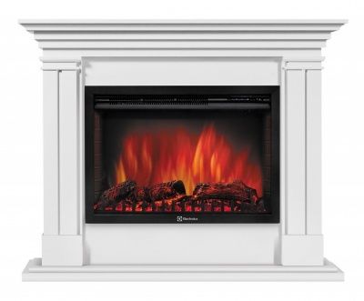Электрокамин Castello очагом Electrolux EFP/P - 3020LS, белый