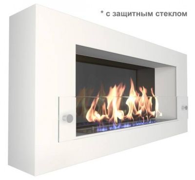 Биокамин настенный Orion 900 белый со стемалитом ZeFire