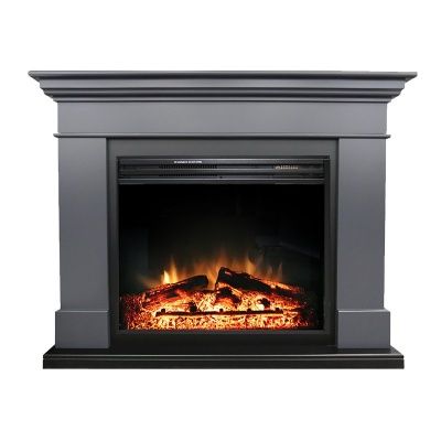Электрокамин California с очагом Jupiter FX New Royal Flame, серый графит