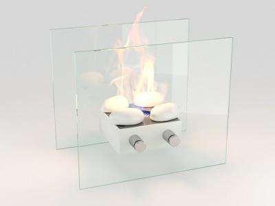 Биокамин настольный София белый Lux fire