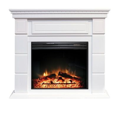 Электрокамин Portland с очагом Jupiter FX New от Royal Flame, белый