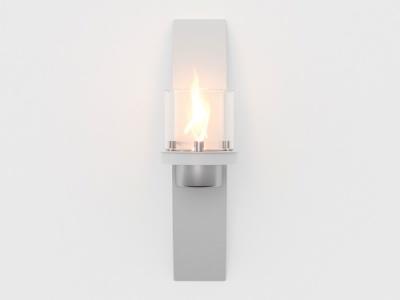 Настенный биокамин Олимпус D, белый Lux Fire