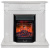 Электрокамин Ottawa WT с очагом от RealFlame Majestic Lux Black, белое золото Электрокамин Ottawa WT с очагом от RealFlame Majestic Lux Black, белое золото
