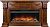 Электрокамин London с очагом Vision 42 LOG LED Royal Flame, орех