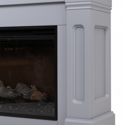  Электрокамин KELLIE 36 GR с очагом от RealFlame Flash 36, серый