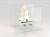 Биокамин настольный София белый Lux fire