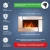 Электрический очаг EFP/W-2000S Bronze Electrolux  