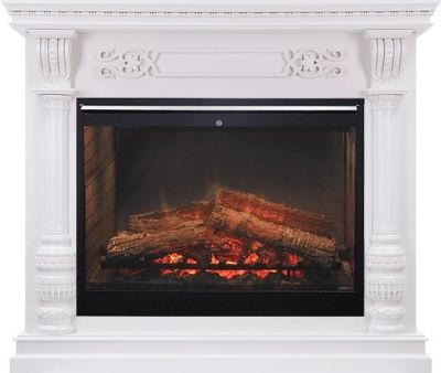 Электрокамин Nation с очагом Symphony DF3020-INT Dimplex, белый дуб