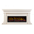 Электрокамин Ontario с очагом от RealFlame Beverly 1000, белый