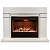 Электрокамин Lindelse 26 WT с очагом от RealFlame Helios 26 3D, белый
