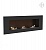 Биокамин встраиваемый Delta 3 TUV 400x1200 black